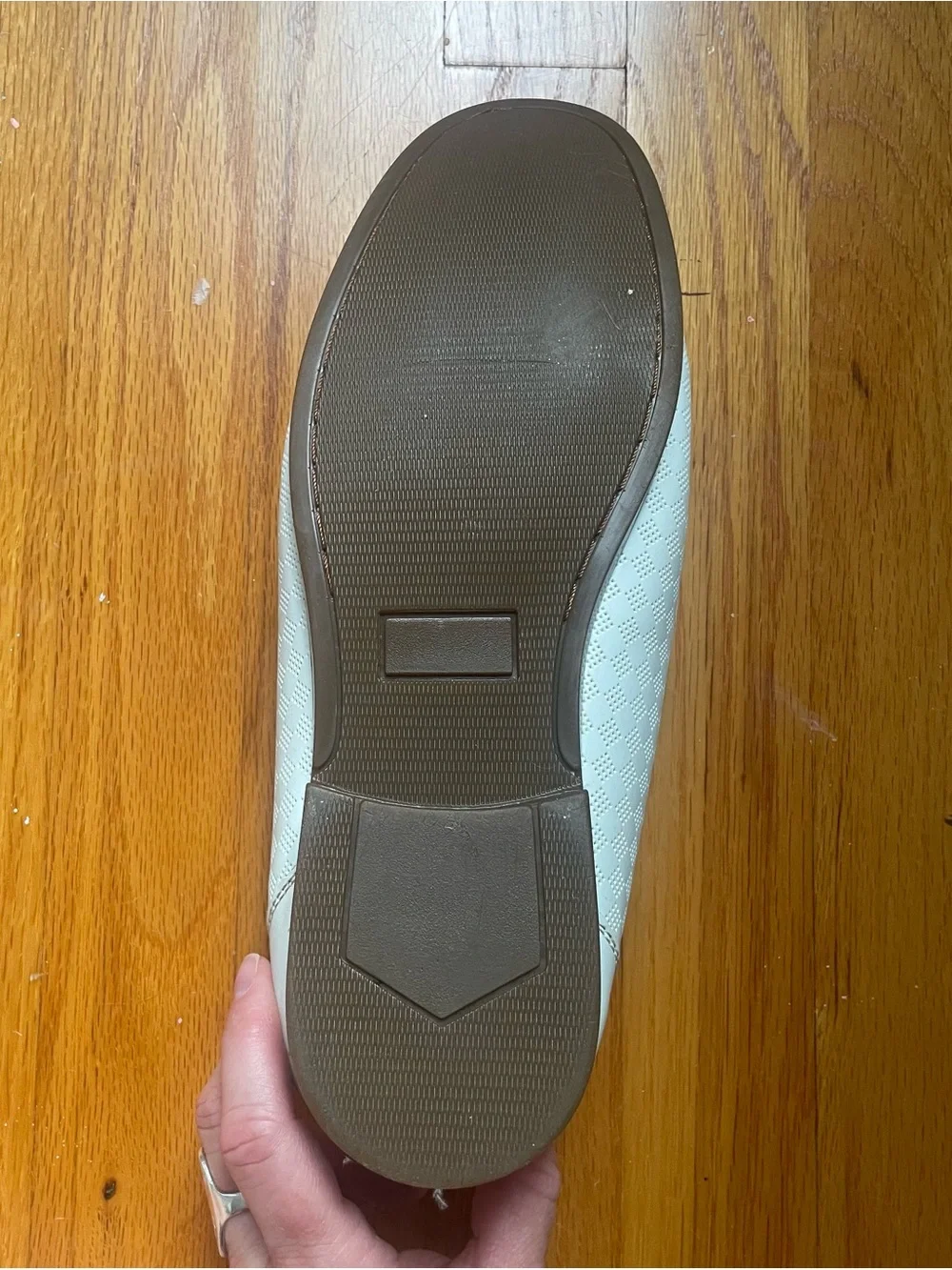 White Men's Slip-On Loafers